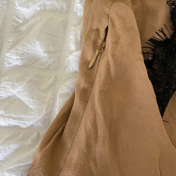 For Love & Lemons tan lace halter top - Picture 9 of 9